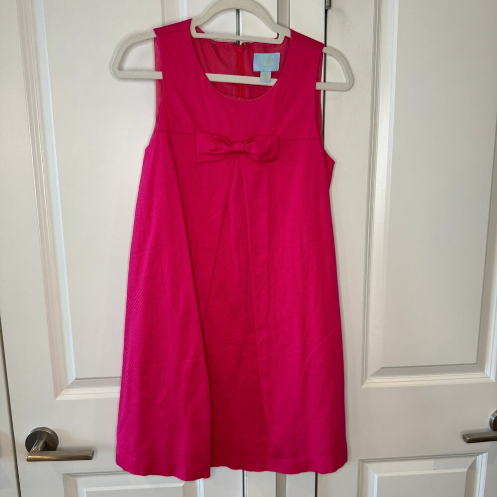 CECE by Cynthia Steffe Bright Pink Bow Shift Dress | 6 - Picture 2 of 10